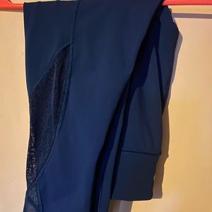 Dark Blue Lululemon Cropped Leggings